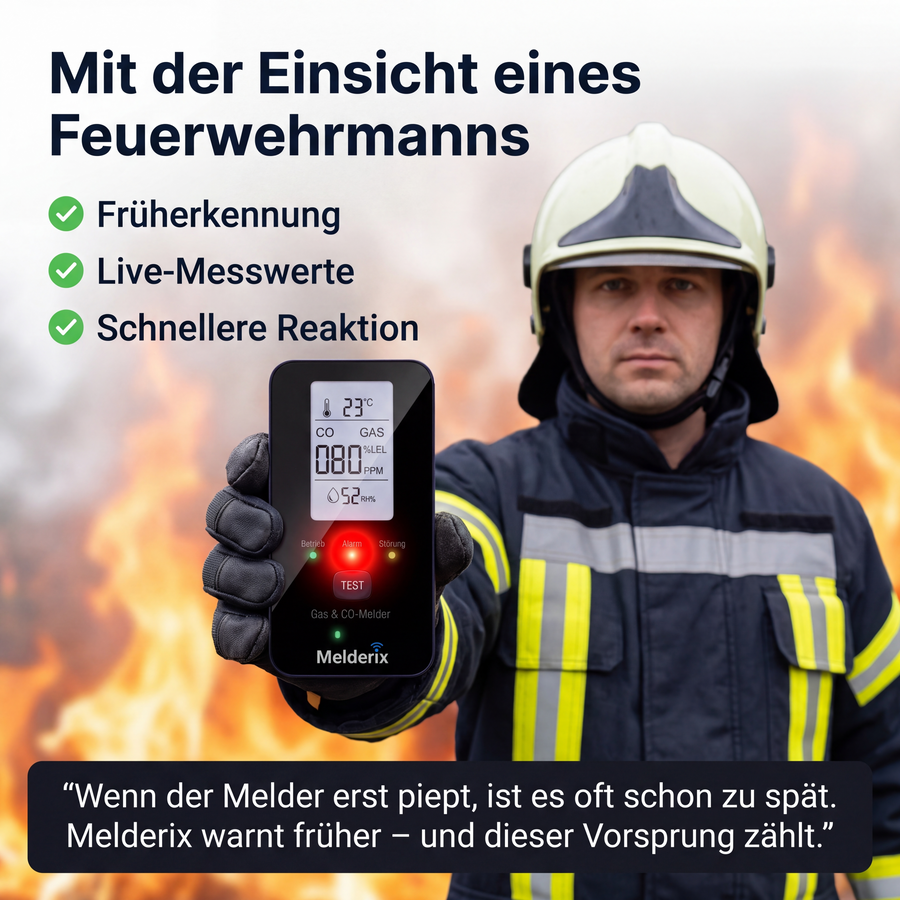 Melderix 4 in 1 CO Detektor für Boote & Yachten